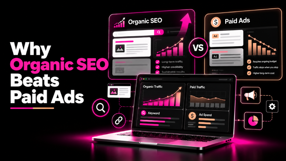 Why Organic SEO Beats Paid Ads for Long-Term Growth